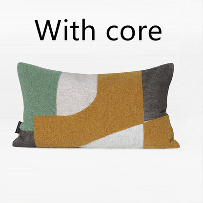 Simple And Modern Living Room Sofa Embroidered Square Waist Pillow