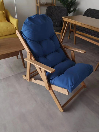 Beech Recliner Folding Chair